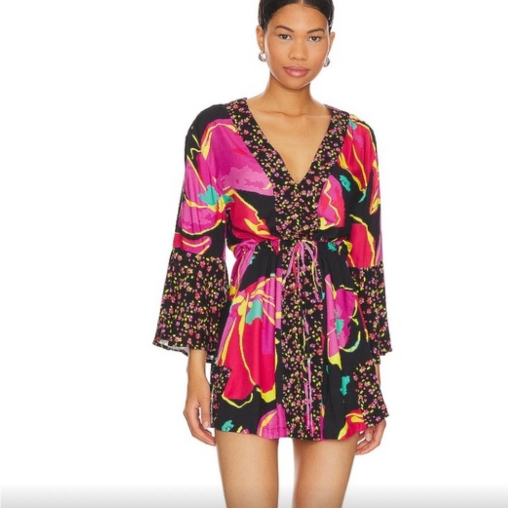 Maaji JOY Caftan Kaftan Flory SM swim Cover Up dress